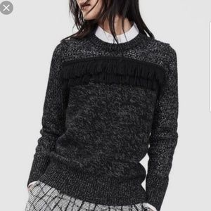 Banana Republic Fringe Wool Sweater